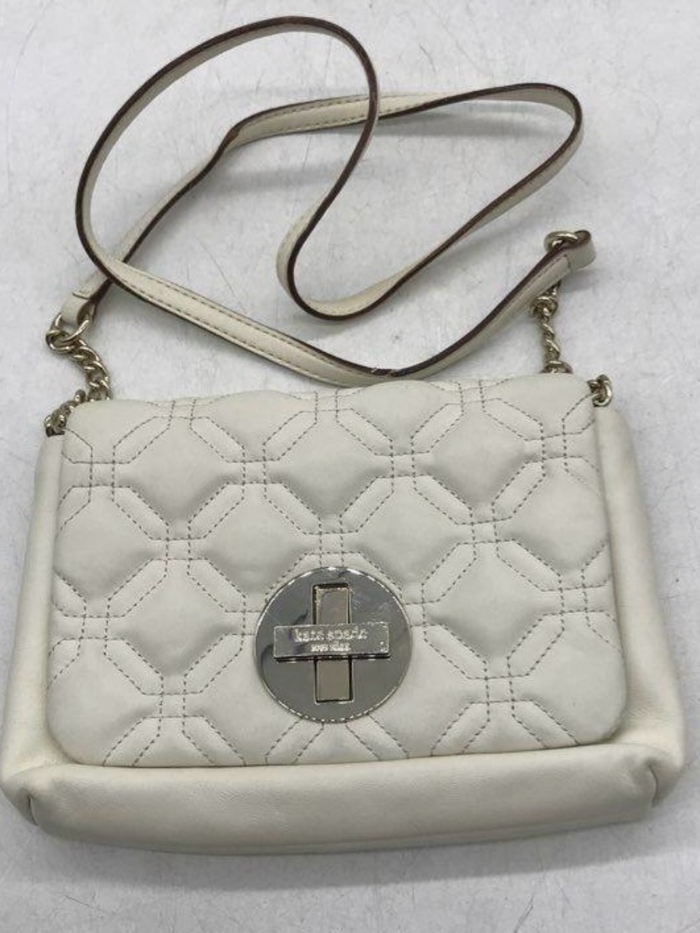 KATE SPADE New York Quilted Cream Crossbody Bag Accessory
Handbag
